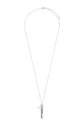Dainty longline necklace with "God Within Her" charm pendant, perfect for layering over tops.