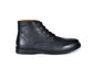 The Grover: Black leather desert boots with 5 eyelets for a modern twist on a classic design.