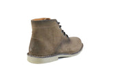 The Grover Burnished Tobacco Suede boot featuring 5 eyelets and a classic desert boot design, perfect for casual outings.