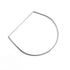 Minimalist Nikki Bangle in sleek silver design, perfect for stacking or wearing solo for a stylish touch.