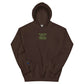 Unisex embroidered hoodie with &