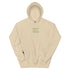 Unisex embroidered hoodie with text: "Christianity ISN&