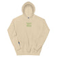 Unisex embroidered hoodie with text: "Christianity ISN&