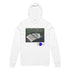 2 Timothy 3:16-17 unisex hooded long-sleeve tee featuring Bible inspiration quote.